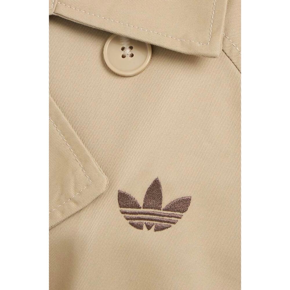 NEW ADIDAS ORIIGINALS 3 Stripe Trench Coat Women's XL KD3734 - Picture 6 of 9